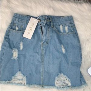 Jean skirt